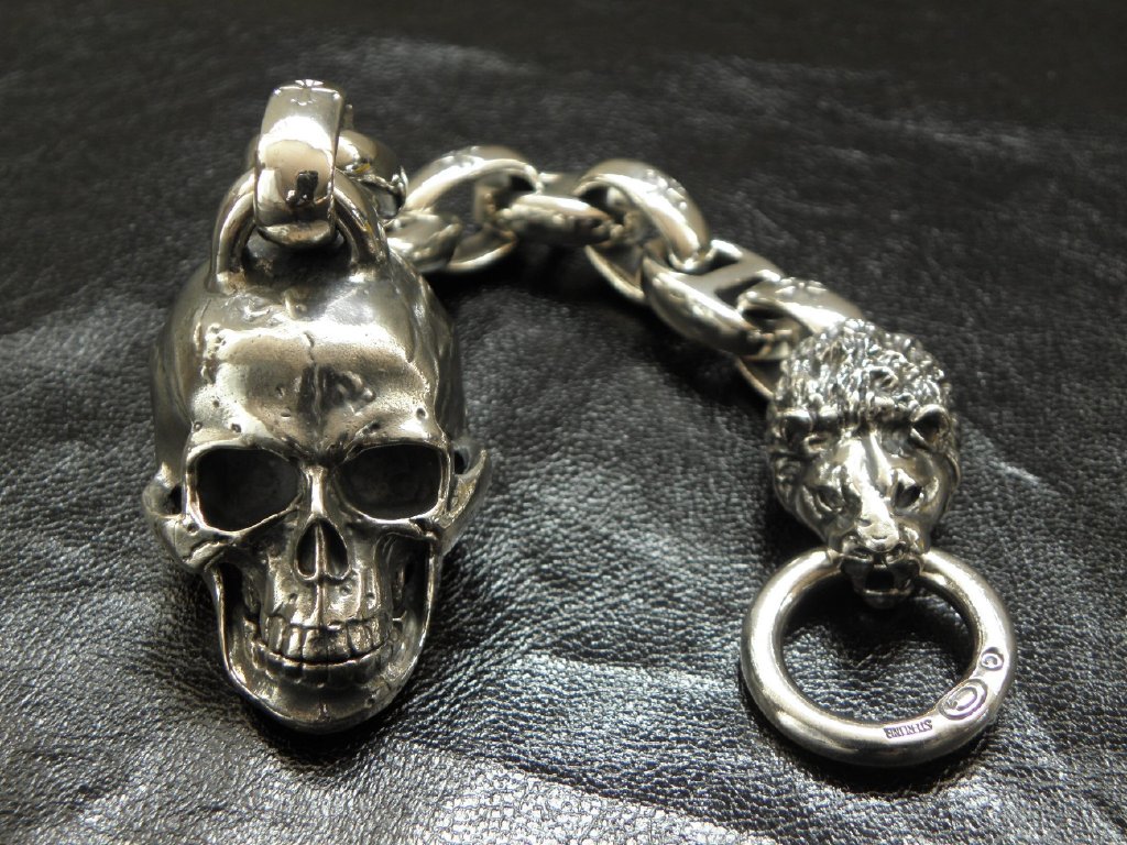 ガボラトリーのラージ スカル ヘッド & ライオン ウイズ スムーズ