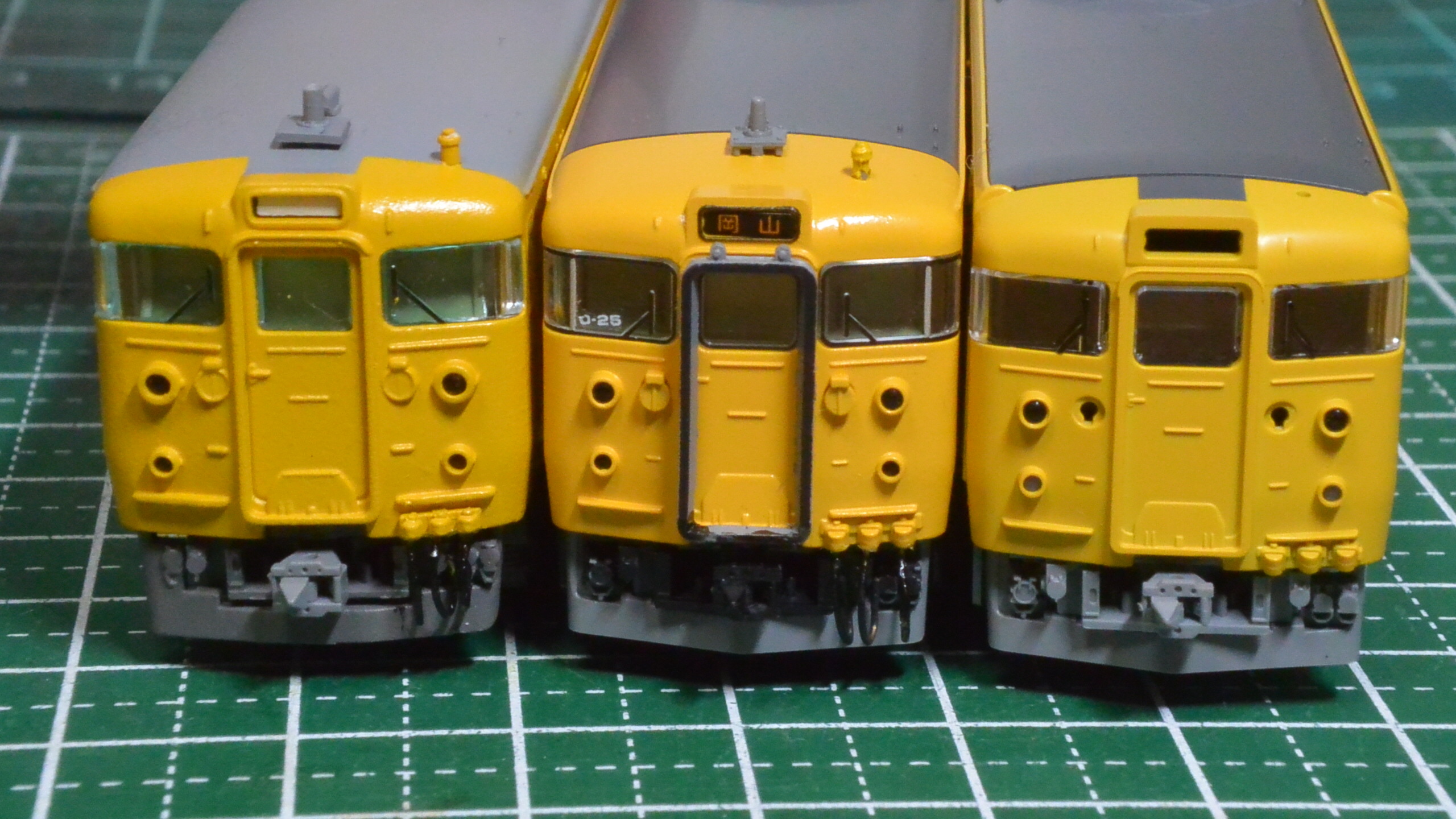 TOMIX_115系2000番台40N更新車黄色入線整備(1) - 森の小径