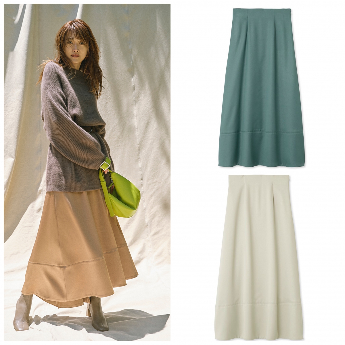 新作！サテンフレアスカート | FRAY I.D | ショップブログ | 渋谷