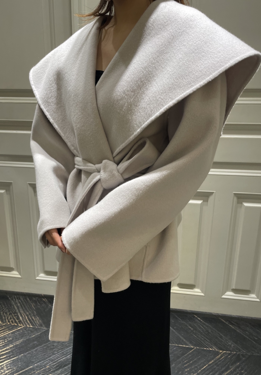 新作！ショールカラーショートリバーコート | FRAY I.D | ショップ