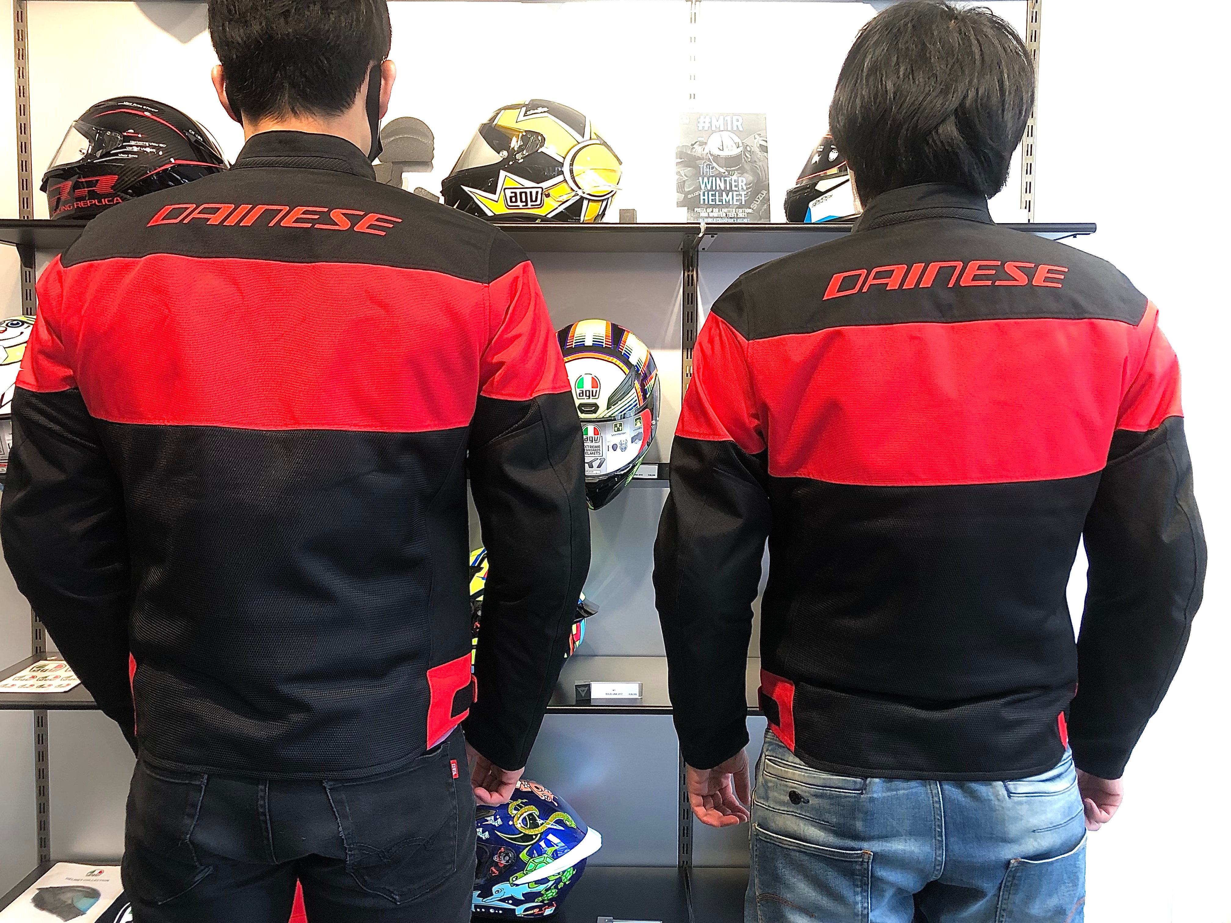 メッシュジャケットのサイズ感についてのご紹介