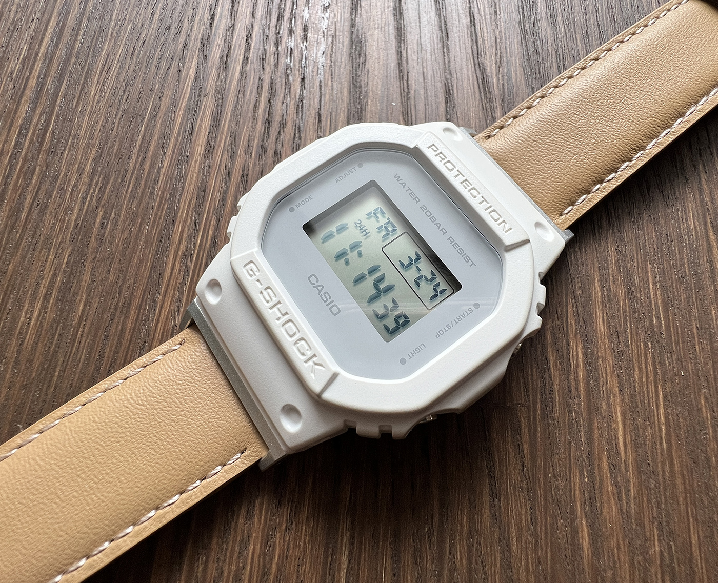 G-Shock】Gショックをレザーベルトにカスタマイズ【DW-5600