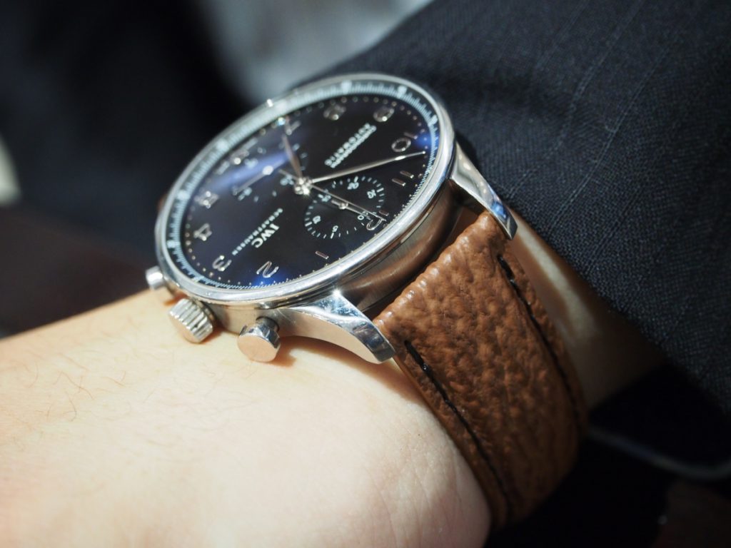 ポルトギーゼ・クロノグラフ用ジャン・ルソーのオーダーストラップが