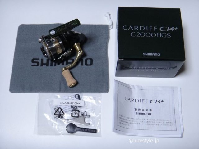 シマノ 12 カーディフCI4+ C2000HGS Fインプレ 特徴と各部重量 ｜ blog