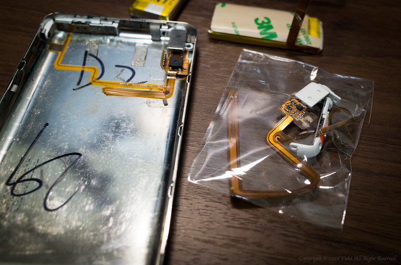 iPod 第5世代 30GB の 256GB 化 とスケルトン化 | 我楽