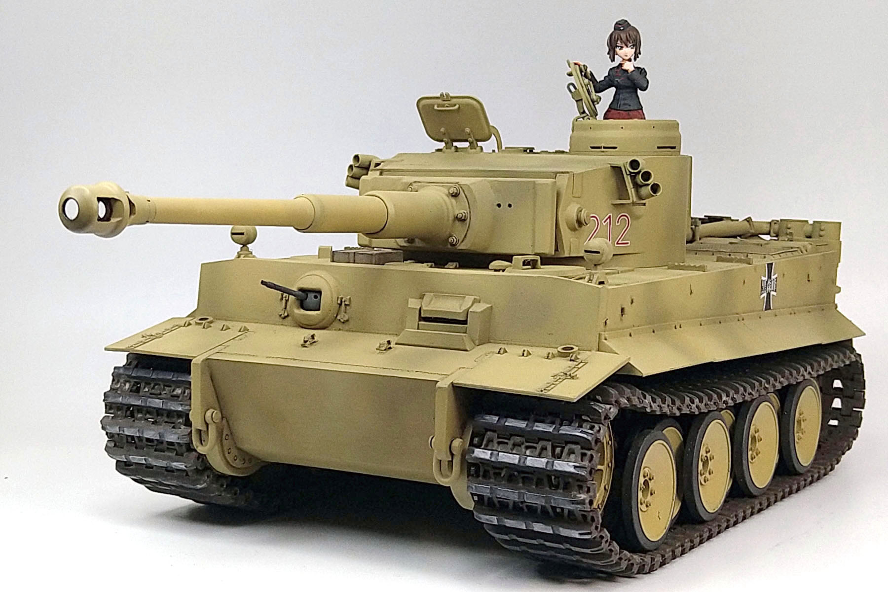 タミヤ1/25 タイガーI型 製作記 - へぼへぼ日記