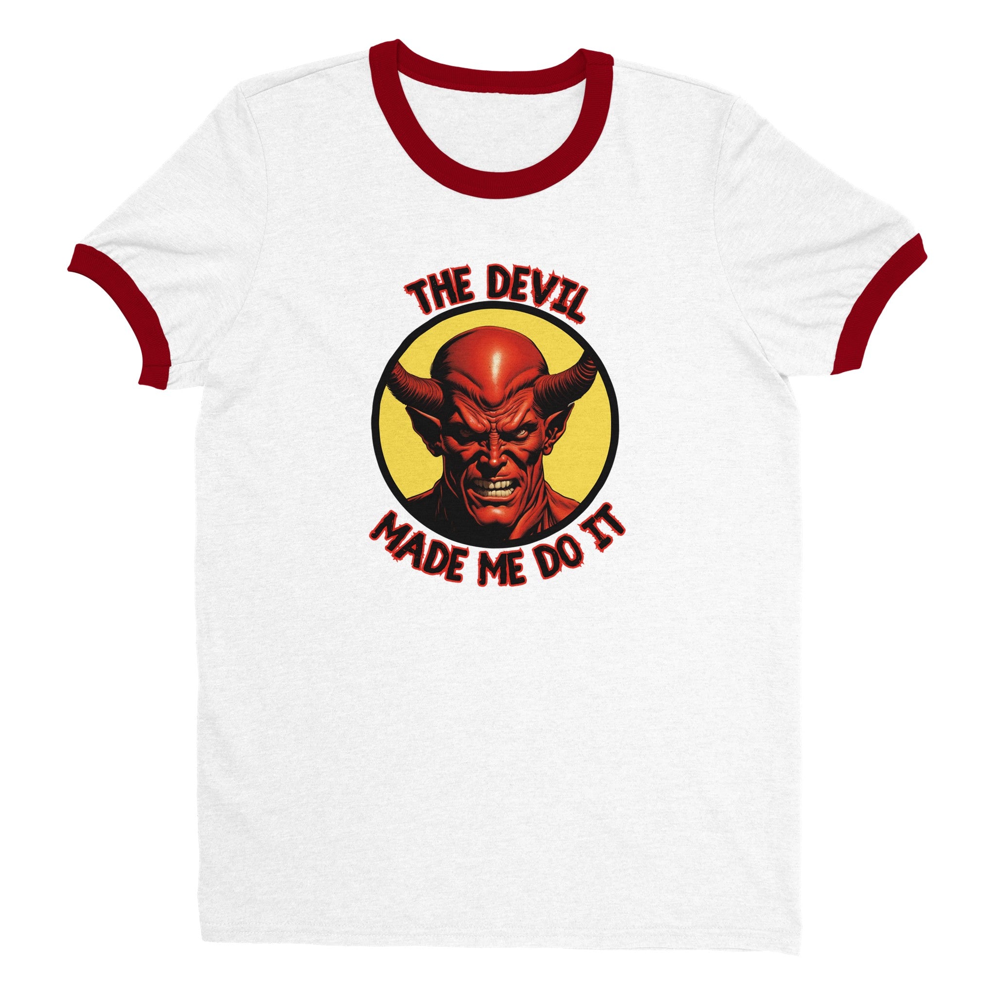 The Devil Made Me Do It T-shirt – Blood, Brains & Aliens