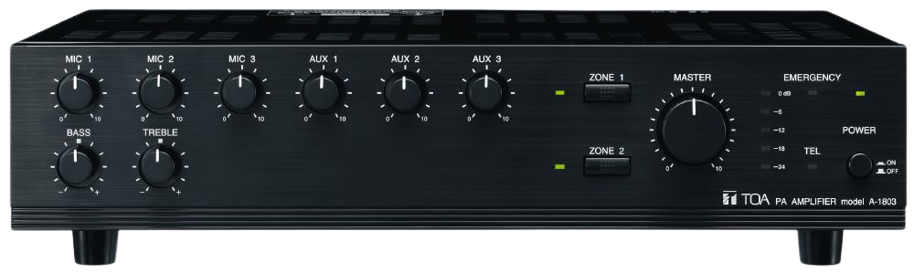 TOA A1803 Mixer Amplifier | Blaydon Communications Limited