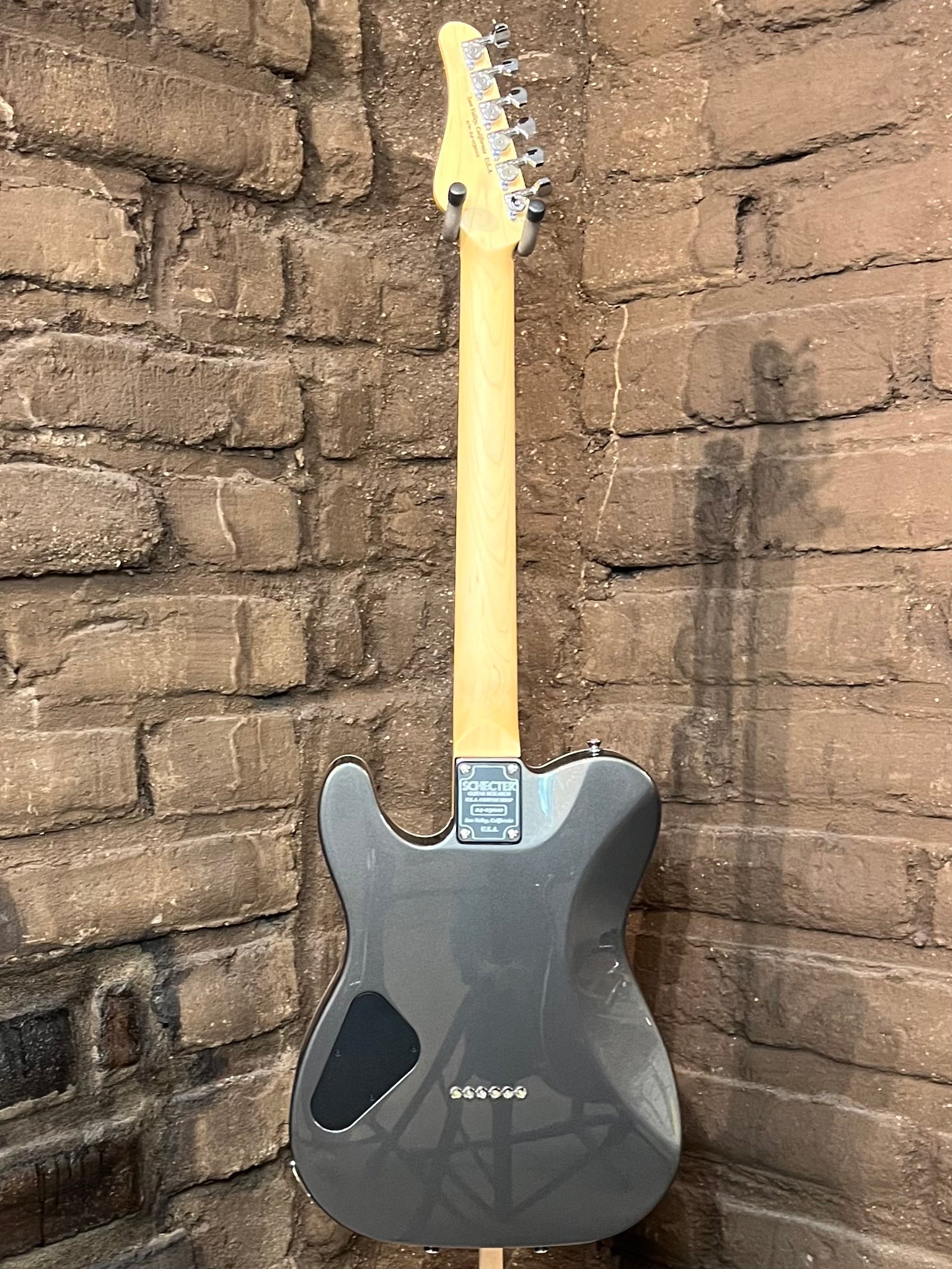 Schecter USA PT Custom - Charcoal Grey with Racing Stripe (New