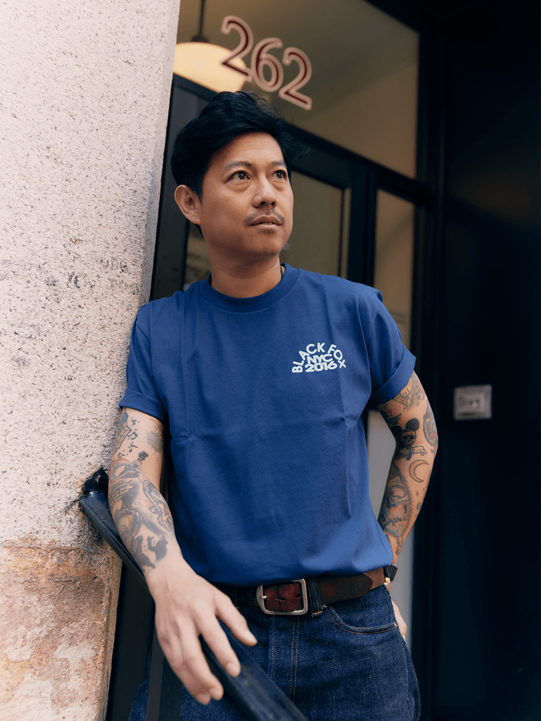 Est. 2016 Black Fox NYC Cobalt T-Shirt – Black Fox Coffee Co.
