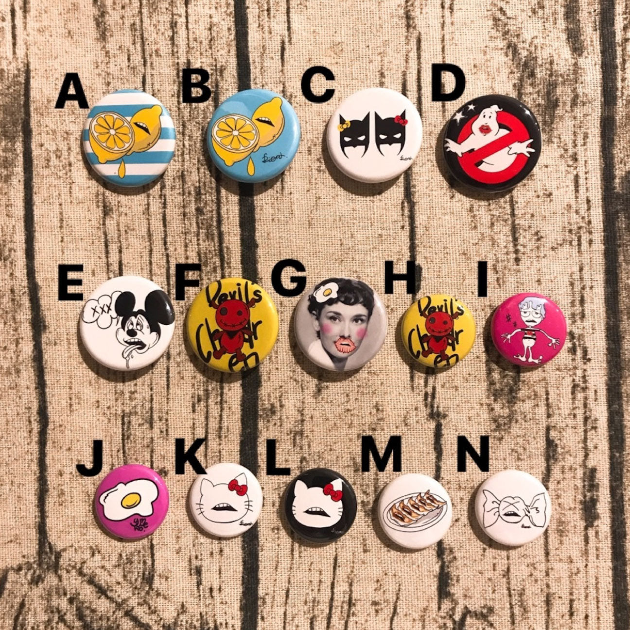 缶バッチ 大 | Tin badge big – BLACKANT