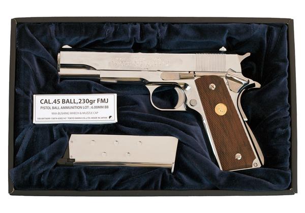 Tokyo Marui Colt Government Mark IV Series 70 (Nickel Finish