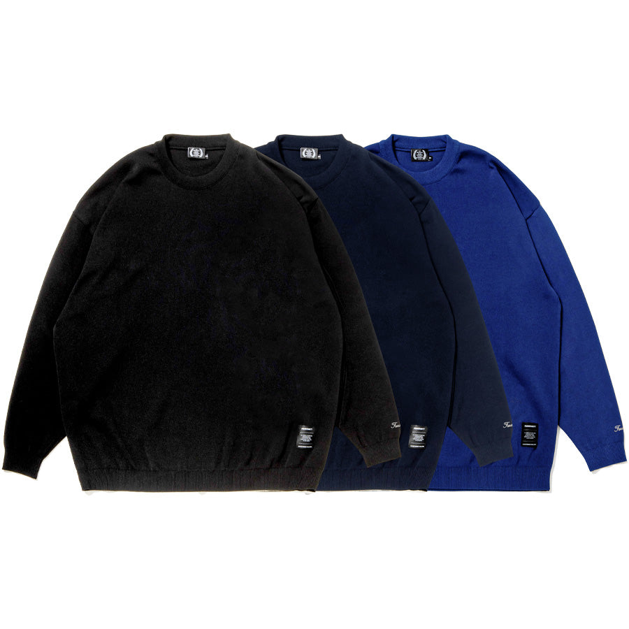 430 ( FOURTHIRTY ) L/S RLX KNIT C&C ブラック ネイビー ブルー