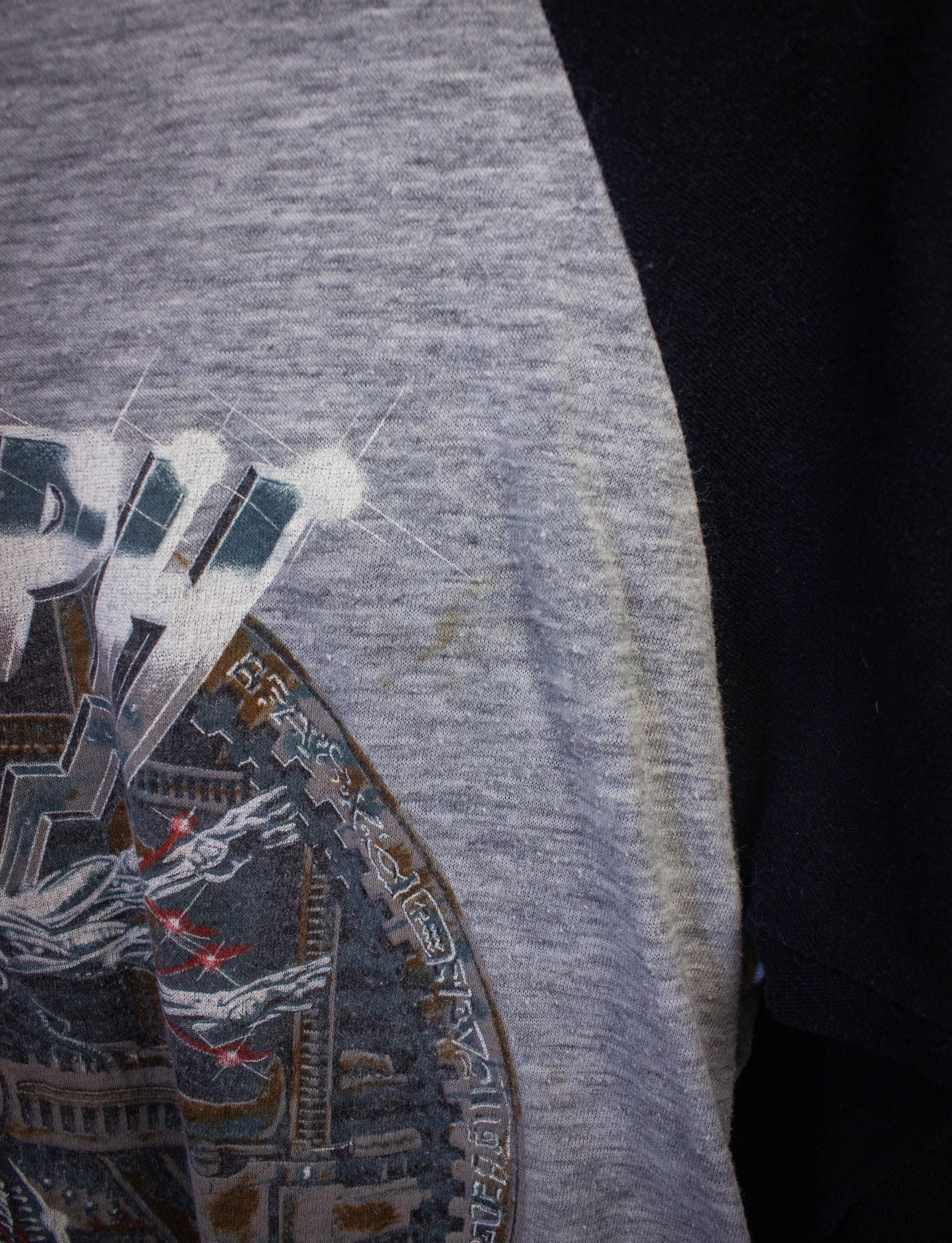 Vintage Triumph Thunder Seven World Tour Raglan Concert T Shirt