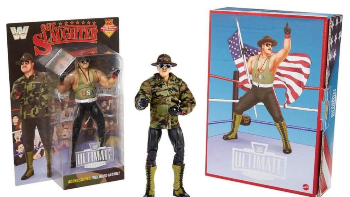 WWE Ultimate Sgt. Slaughter Revealed For Mattel Creations