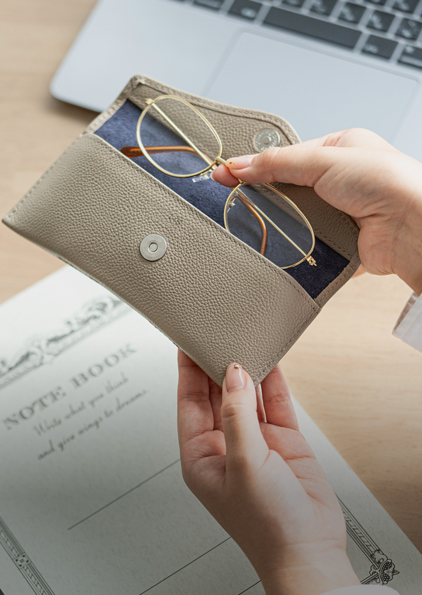 メガネケース(フラップ)｜LIB