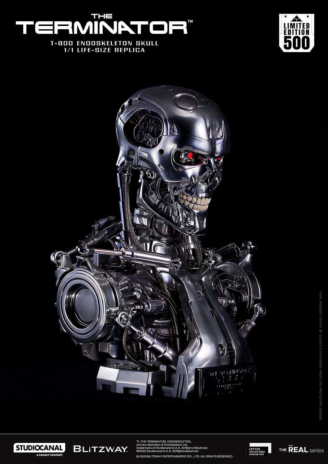 T-800 Endoskeleton Skull 1/1 ライフサイズレプリカ – BLITZWAY JAPAN
