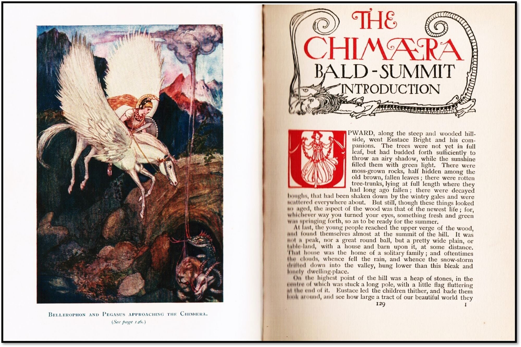 The Wonder Book and Tanglewood Tales Greek Mythology - 19th cent