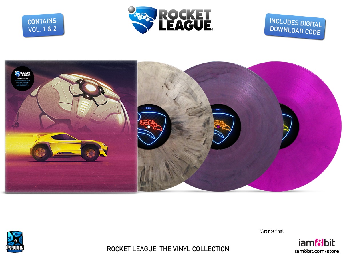 3LP Rocket League soundtrack to be released by iam8bit - Blip Blop