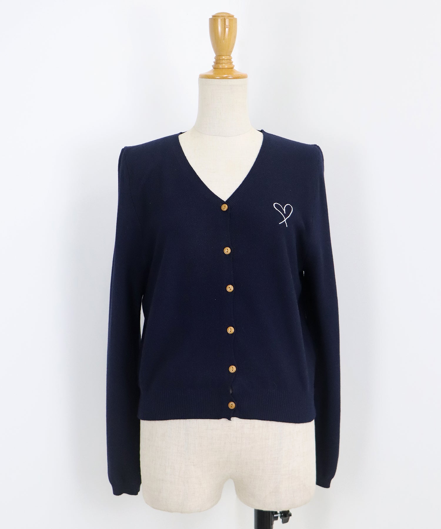 SALE】ハート刺繍カーディガン – BLUE ONLINE