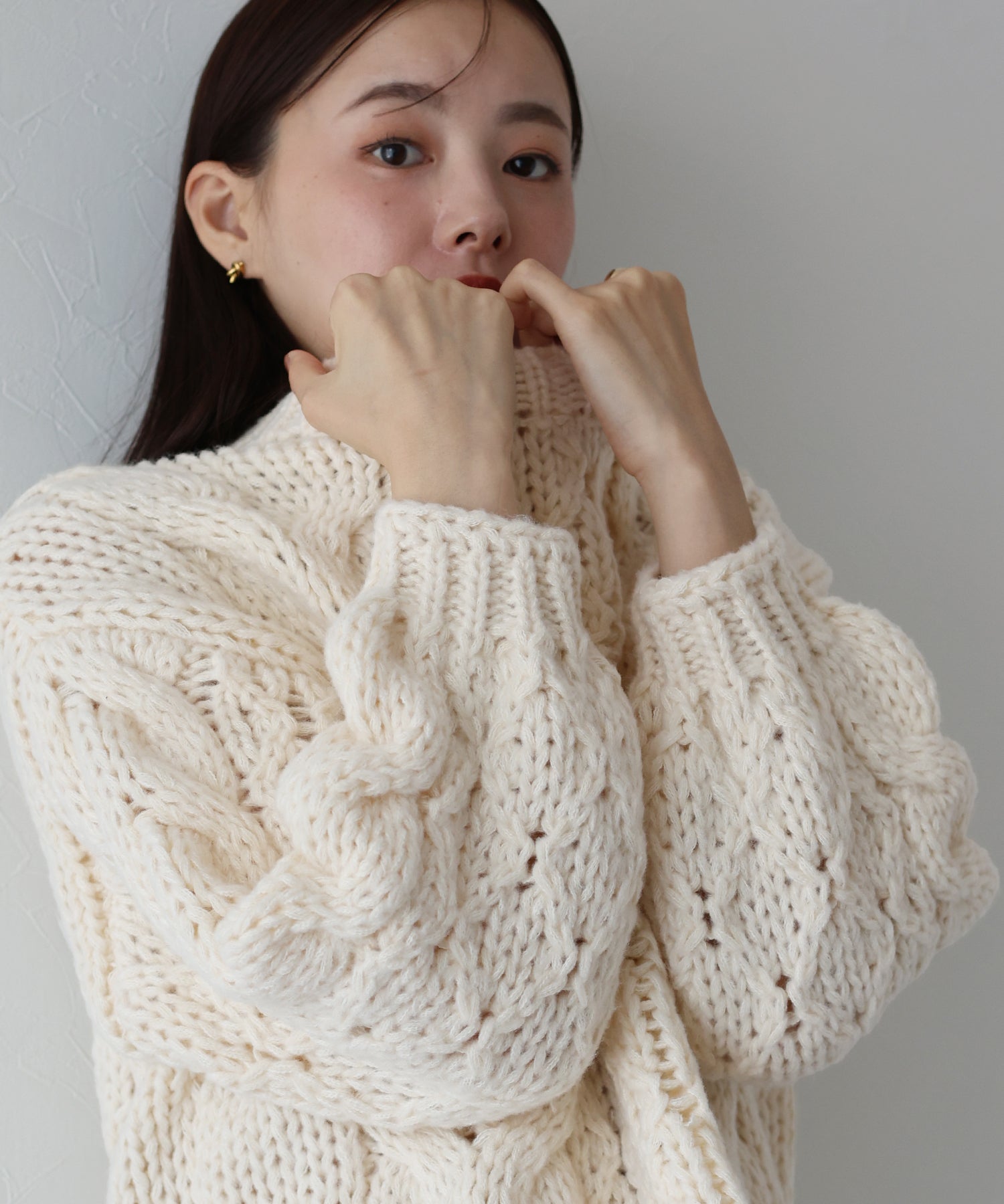 SALE】ローゲージボリュームケーブルニット[J by blue] – BLUE ONLINE