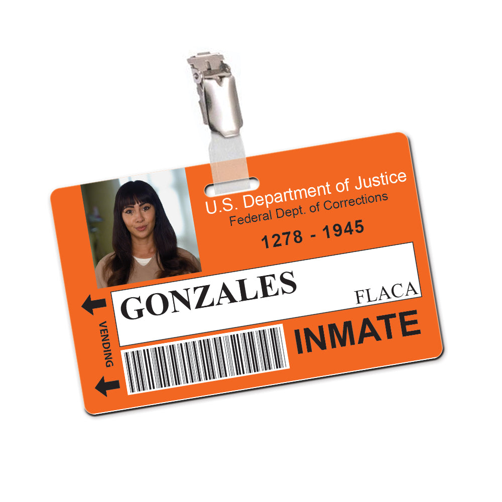Orange is the New Black Inmate Cosplay ID Card – BlueCyborg.com