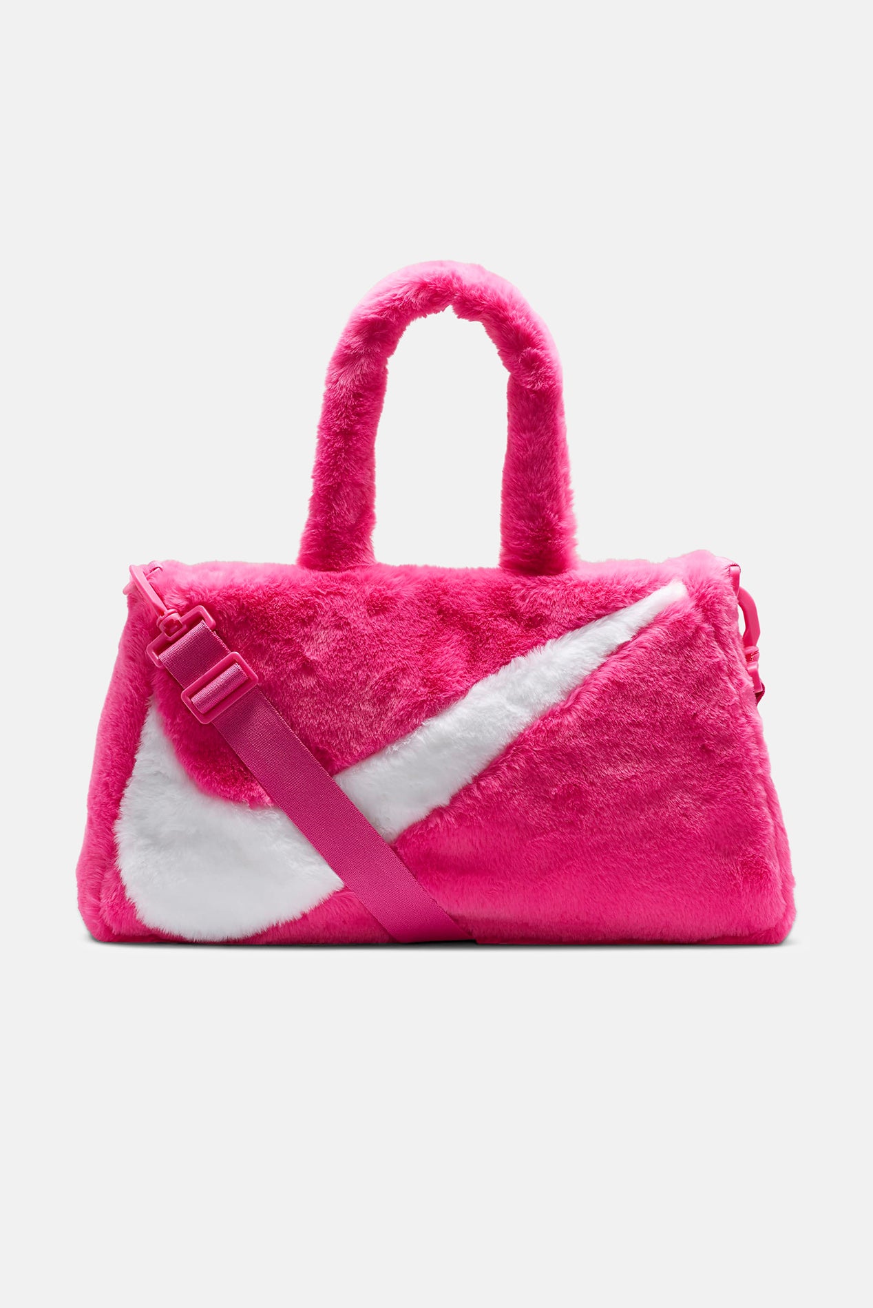 Faux Fur Tote Bag Fuchsia – blueandcream