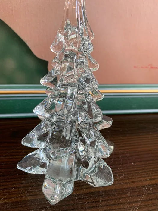 ヴィンテージ クリスタル ガラス クリスマスツリー 予告】クリスタル