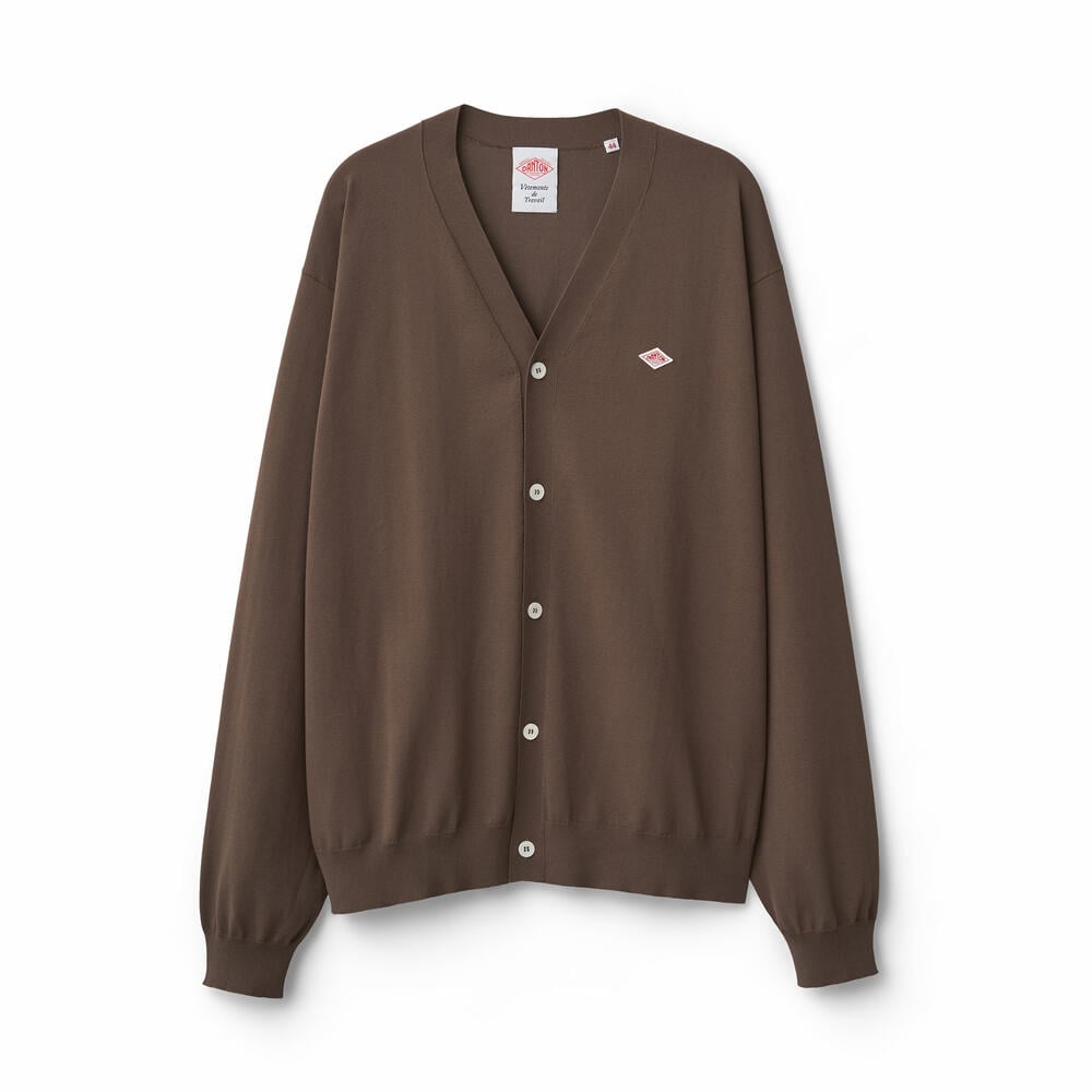 Men's Jersey Knit V-Neck Cardigan｜KNIT｜DANTON(ダントン)｜DANTON