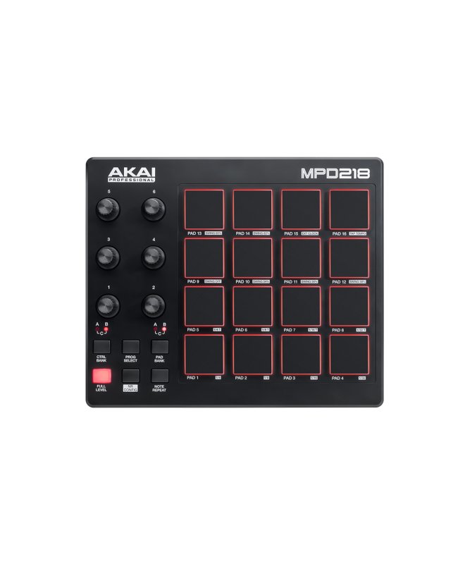 ️ AKAI MPD218: Controlador MIDI con pads RGB | BPro Audio Store