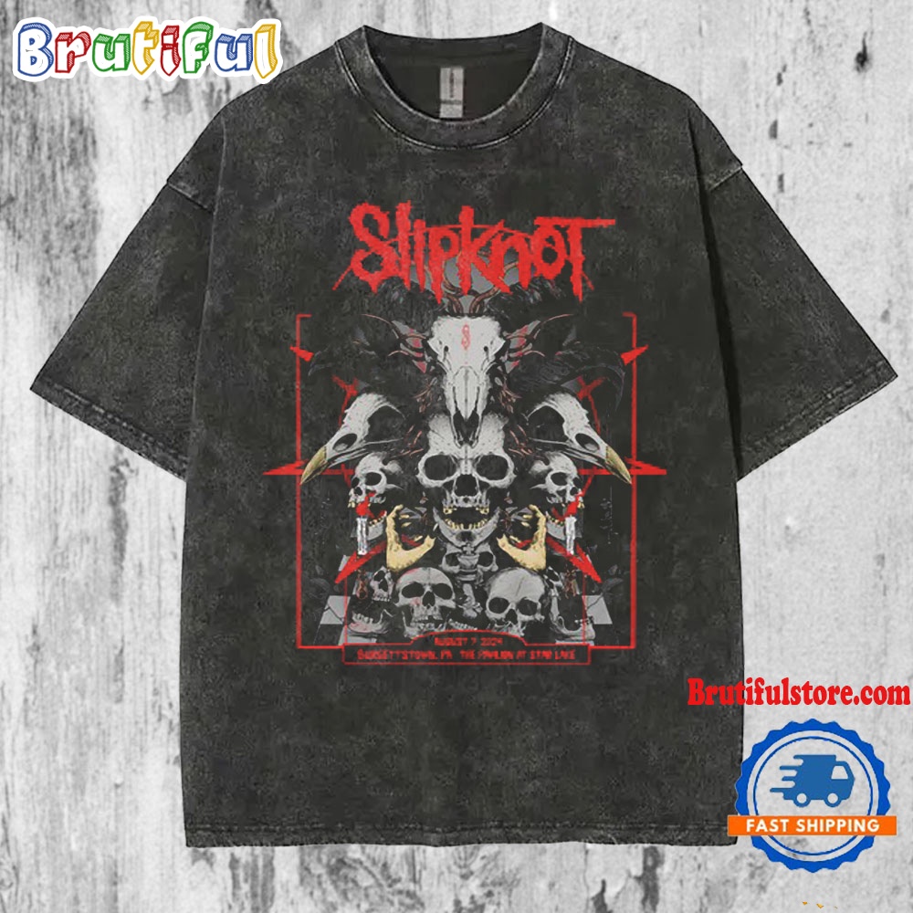 Slipknot 25th Anniversary Here Comes The Pain T Shirt