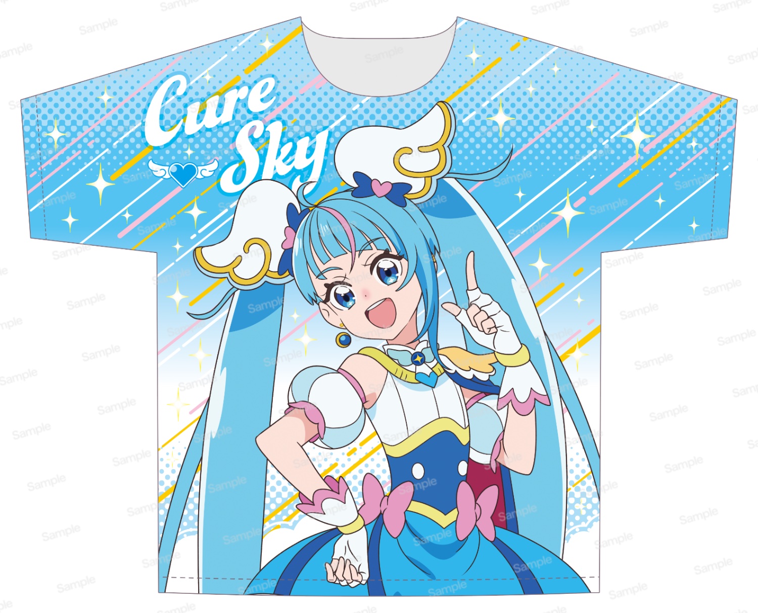 ひろがるスカイ！プリキュア フルグラフィックTシャツ キュアスカイ