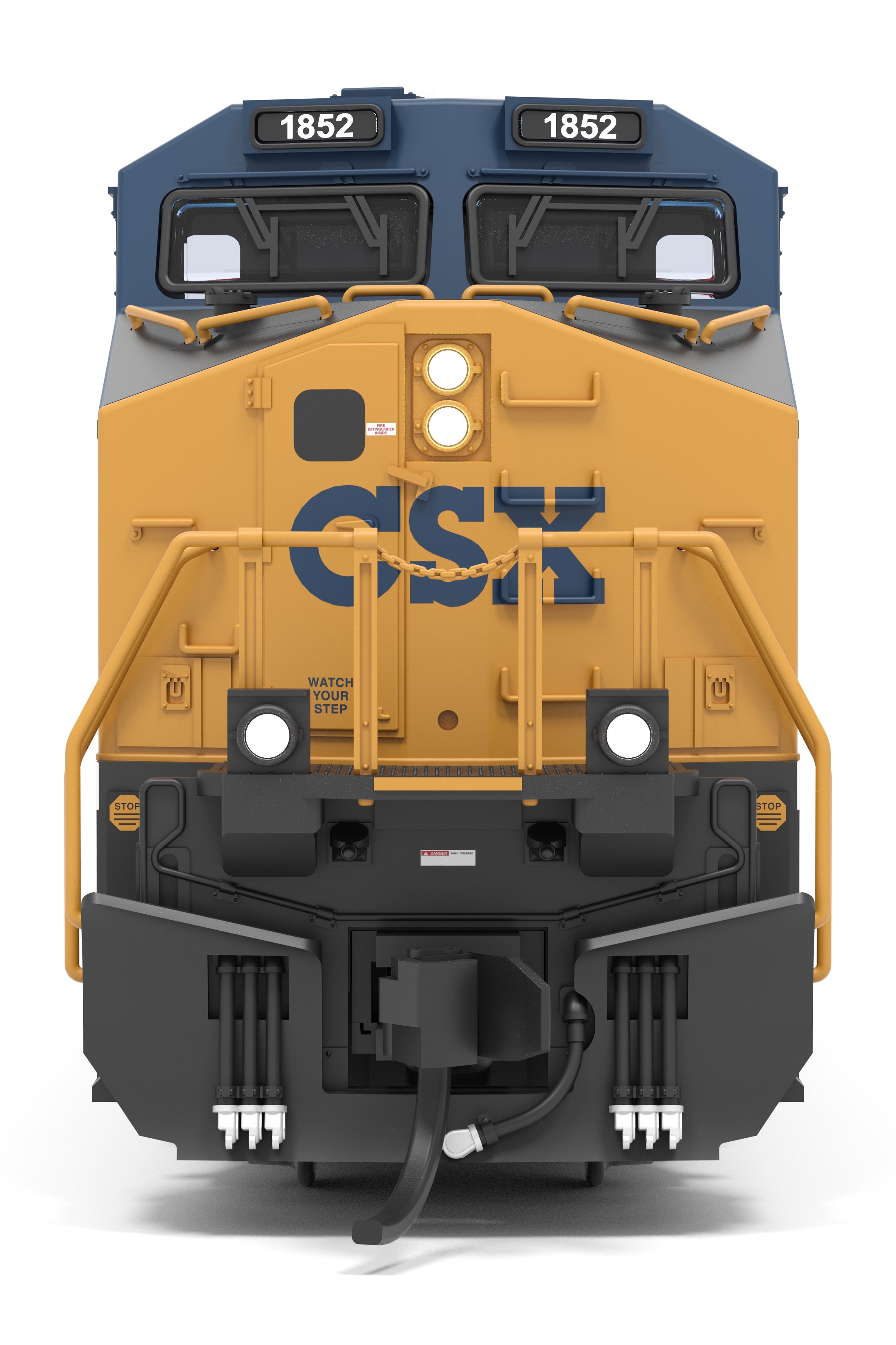 9453 GE ES44AC, CSX 1852, Western Maryland Heritage Locomotive, Parago