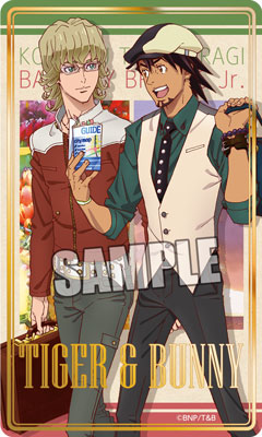TIGER & BUNNY 箔押しトラベルステッカー「虎徹&バーナビー」：【公式