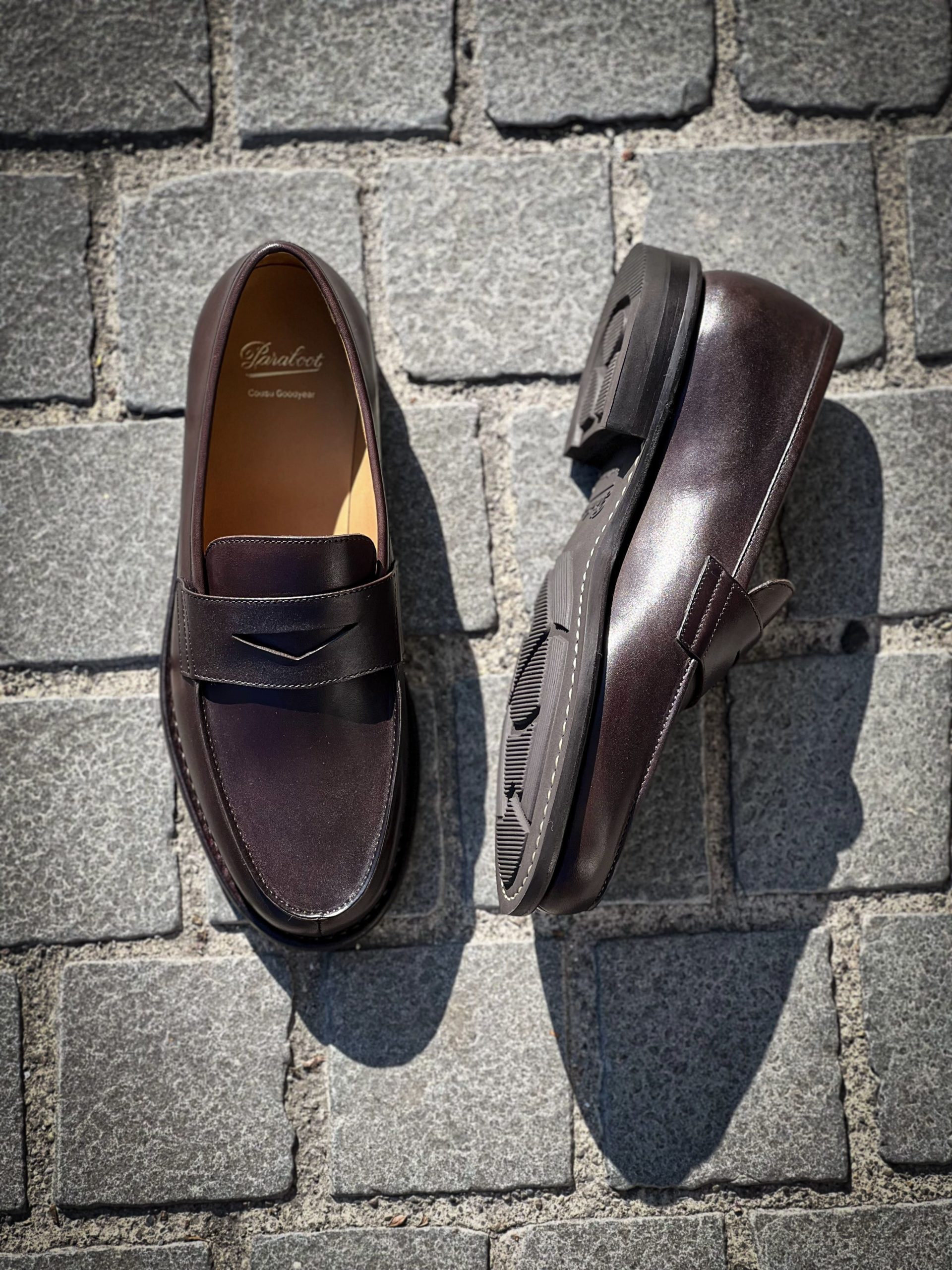 Paraboot Adonis Dark Brown Mocassin • Brogue