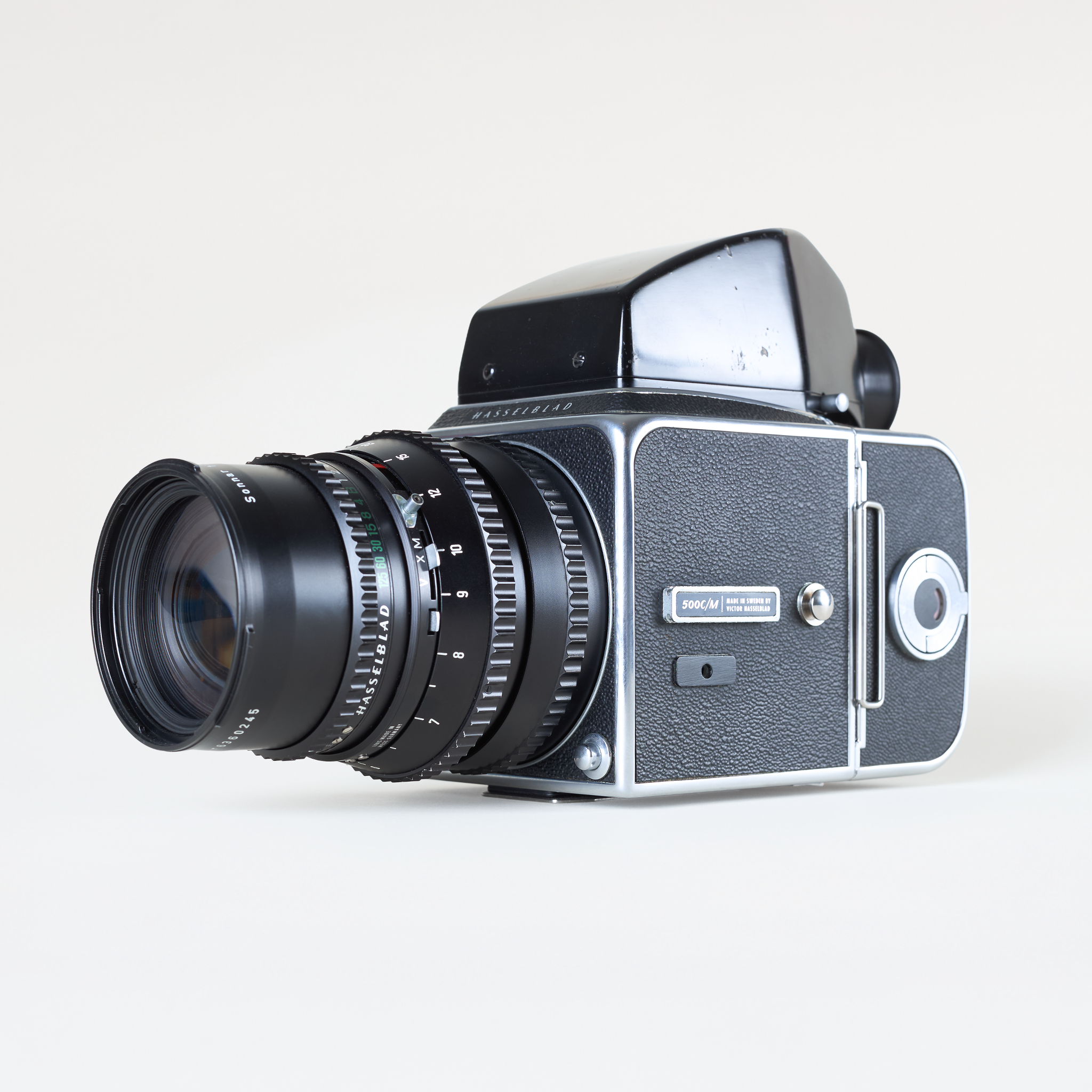 Hasselblad 500CM Prism View Finder + 150mm F2.8 | Fully
