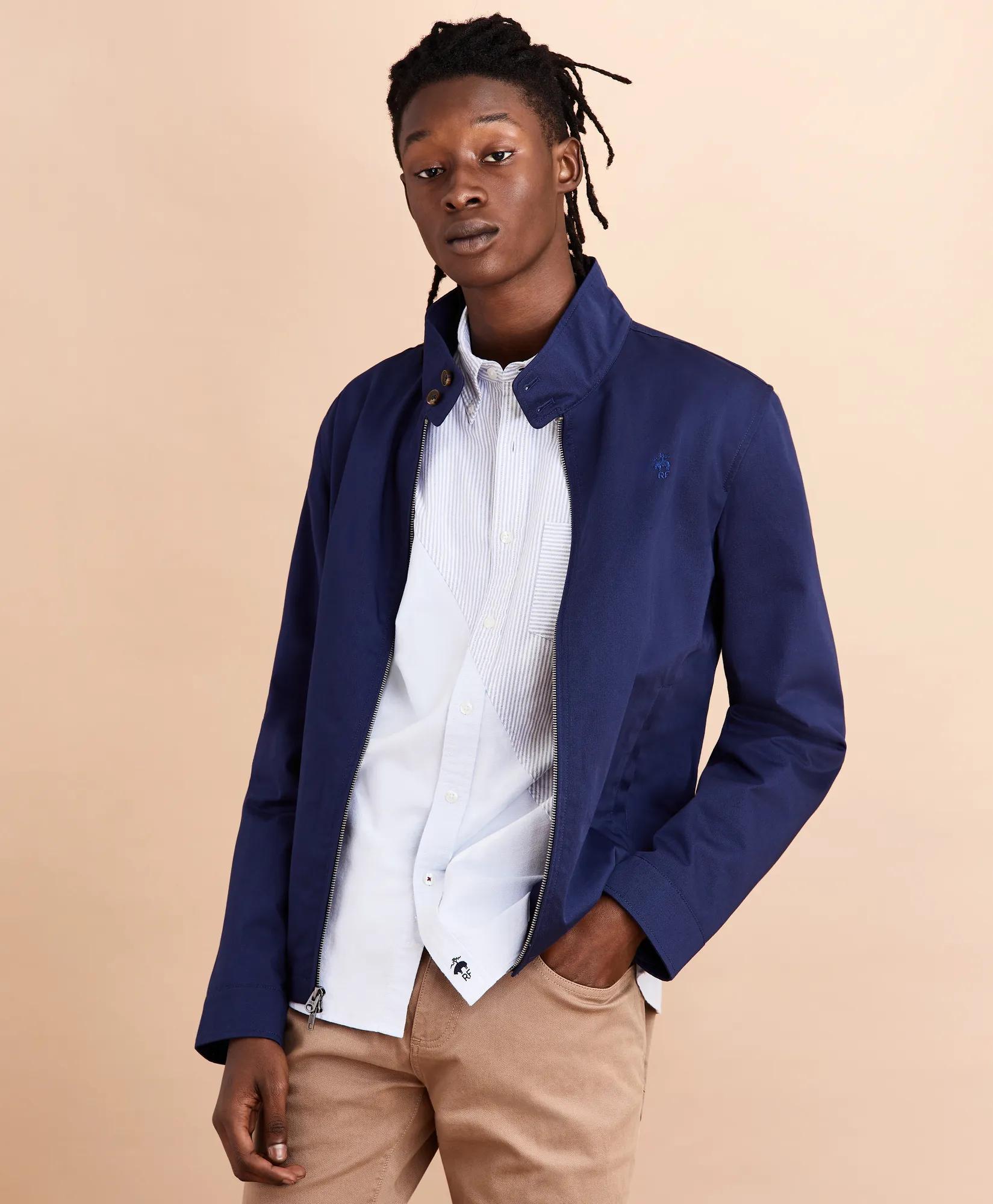 ネイビー Brothers Fleece Brooks ジャケット Red