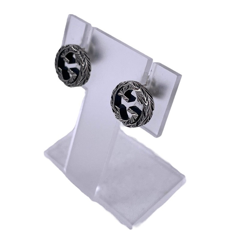 GUCCI】グッチ インターロッキングG 457109 ピアス シルバー925メンズ