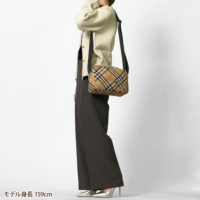 Brandol / BURBERRY バーバリー ショルダーバッグ チェック柄 カメラ