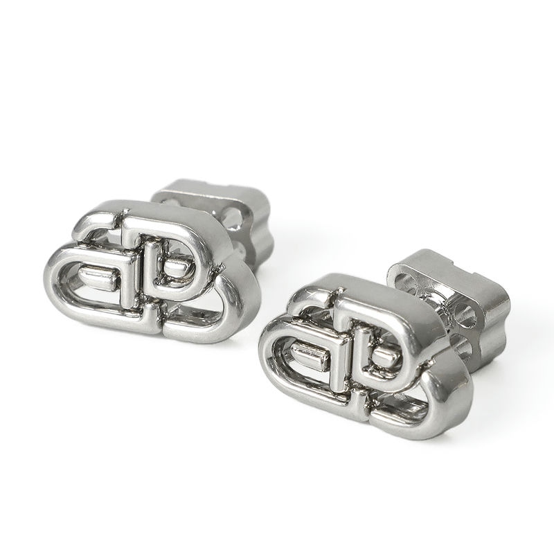 Brandol / BALENCIAGA バレンシアガ ピアス BB スタッド シルバー