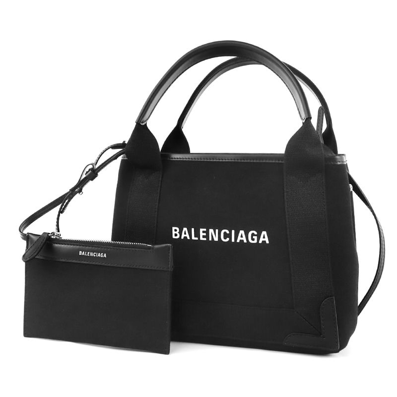 Brandol / BALENCIAGA バレンシアガ ショルダーバッグ カバ NAVY CABAS