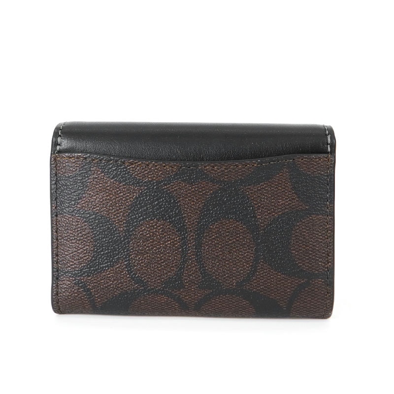 Brandol / COACH コーチ 名刺入れ シグネチャー カードケース ブラック