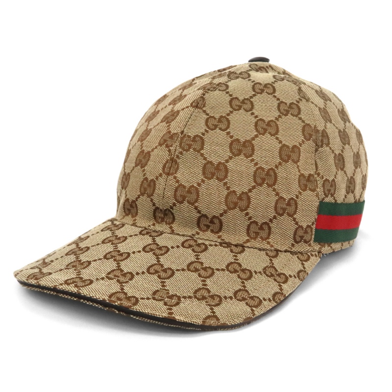 Brandol / GUCCI グッチ 帽子 オリジナルGGキャンバス ベースボール
