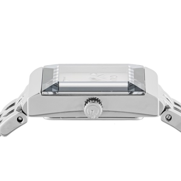 Brandol / GUCCI グッチ レディース腕時計 Gフレイム シルバー YA128402