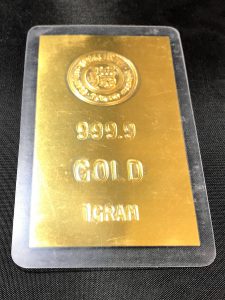 パルコページ❣ 純金カード❢ラミネート加工シート 約1g×2枚❢ パルコ