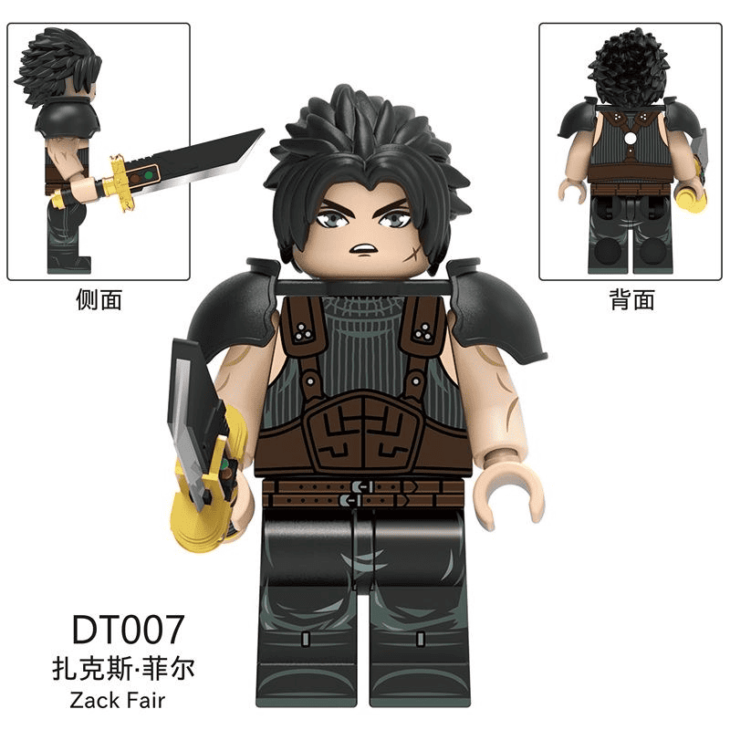 Game Final Fantasy Zack Fair DT007 Minifigures - Brixtoy