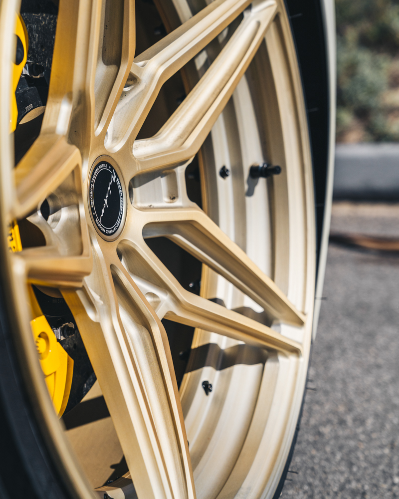 White Ferrari 488 GTB Spider - Brixton Forged™