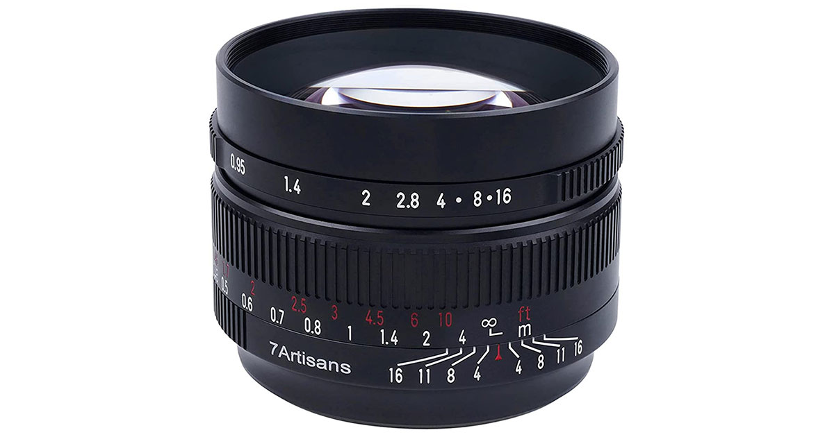 Just Released: 7artisans 50mm F0.95 APS-C E-Mount Lens