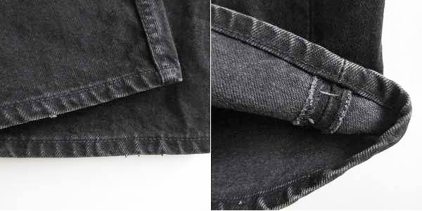 1994年製 最高峰 USA製 リーバイス505 脇割 後染めブラック ジーンズ