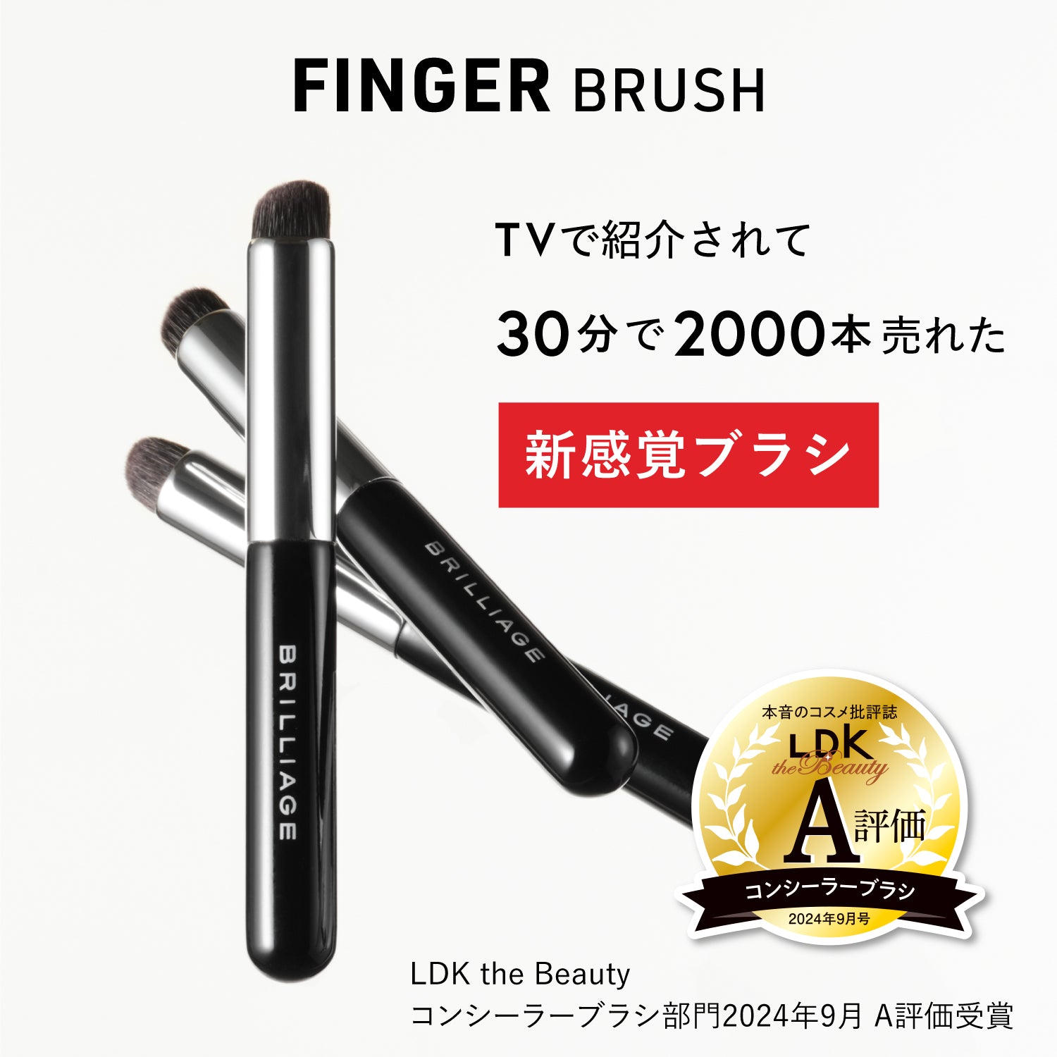 ブリリアージュ コンシーラーチーク&フィンガーブラシ【新品未開封